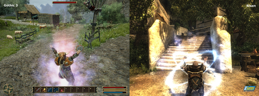 Risen - Risen vs Gothic 3